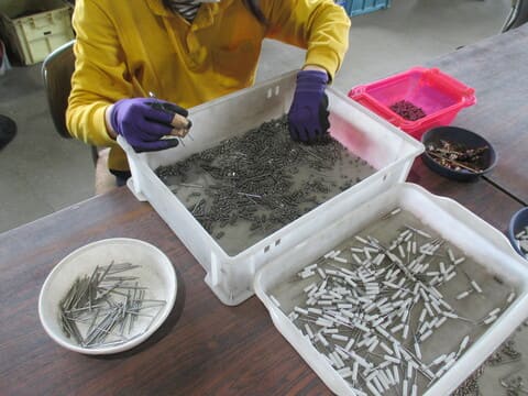 ステン雑品分別